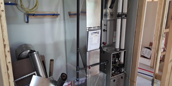 Hvac work new furnace